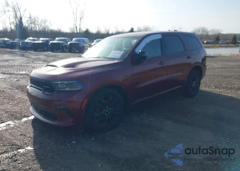 2022 Dodge Durango R/T Plus Awd из США, поврежденный, VIN 1C4SDJCT6NC205904